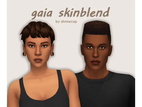 Maxis Match gaia skinblend by divinecap - The Sims 4 Custom Content