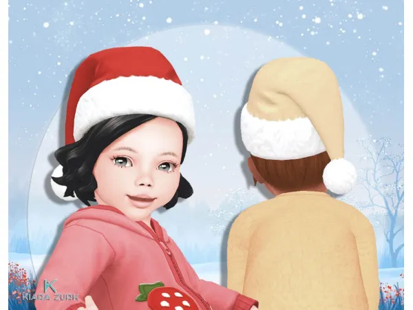 Maxis Match Christmas Hat for Infants by kiarazurk - The Sims 4 Custom Content