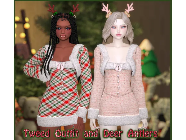 Tweed Outfit and Deer Antlers &#41794326822415 by atomiclight