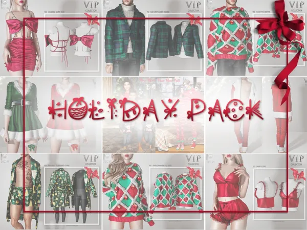 Alpha Holiday Pack by busratr - The Sims 4 Custom Content