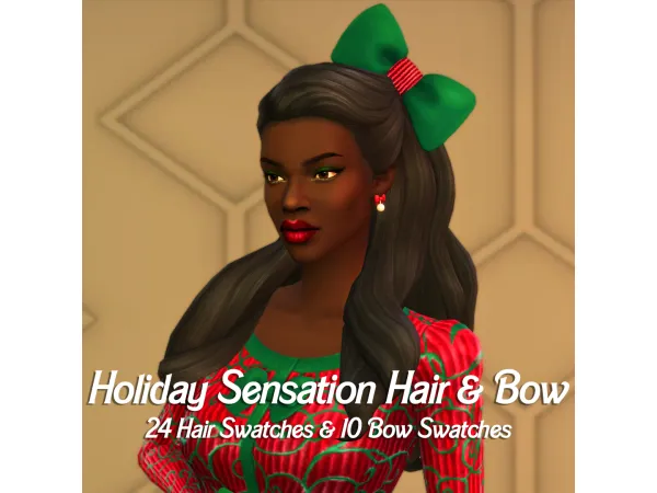 Holiday Sensation Hair & Bow by icecreamforbreakfast