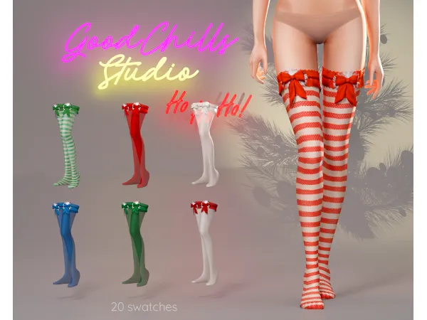 Alpha GCS December's 2023 by goodchillsstudio - The Sims 4 custom content