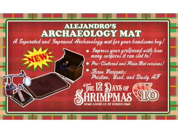 DAY 10 - ALEJANDRO'S SEPARATED ARCHAEOLOGY MAT