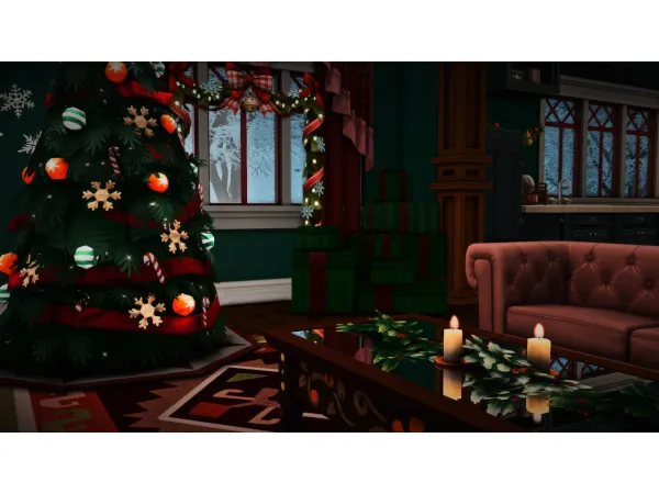 Maxis Match My Christmas buildings No by simsfinds - The Sims 4 Custom Content