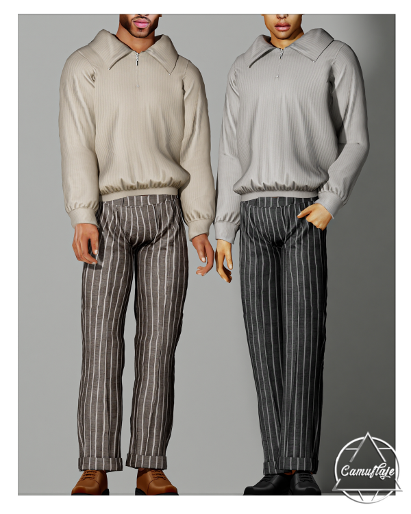 Alpha Show Up Male Set by simsfinds - The Sims 4 Custom Content