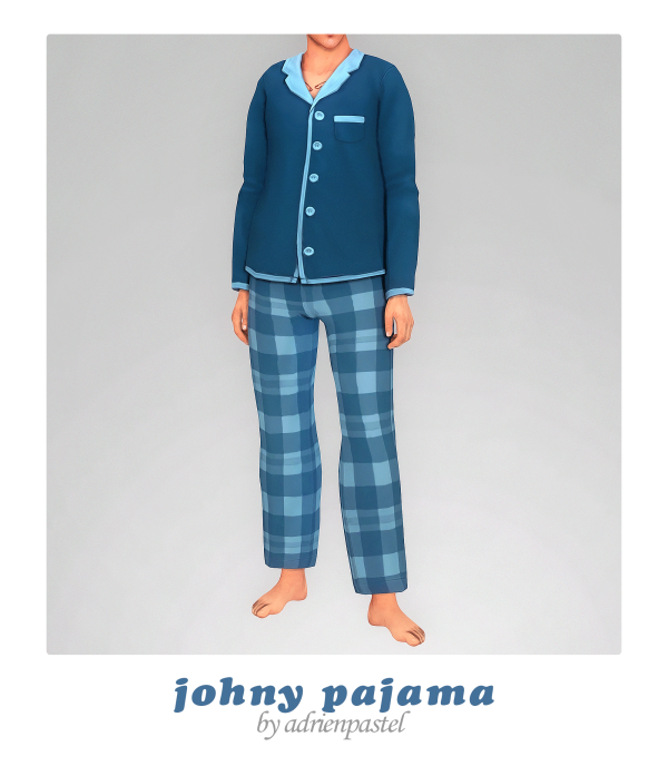 Maxis Match Johny Pajama by simsfinds - The Sims 4 Custom Content