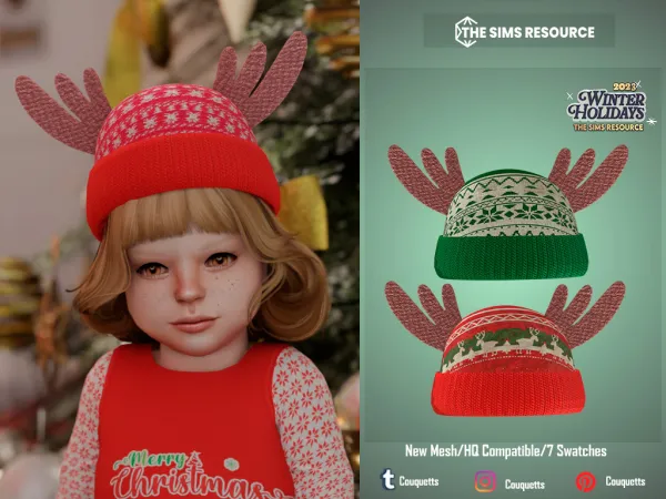 Alpha Merry Christmas set by simsfinds - The Sims 4 Custom Content
