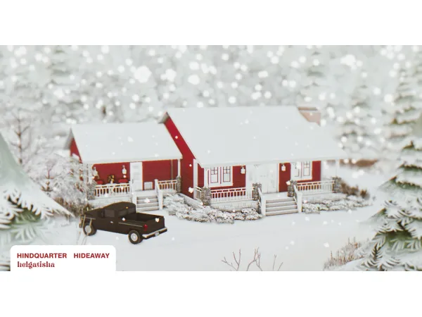 Maxis Match Hindquarter Hideaway No by simsfinds - The Sims 4 Custom Content