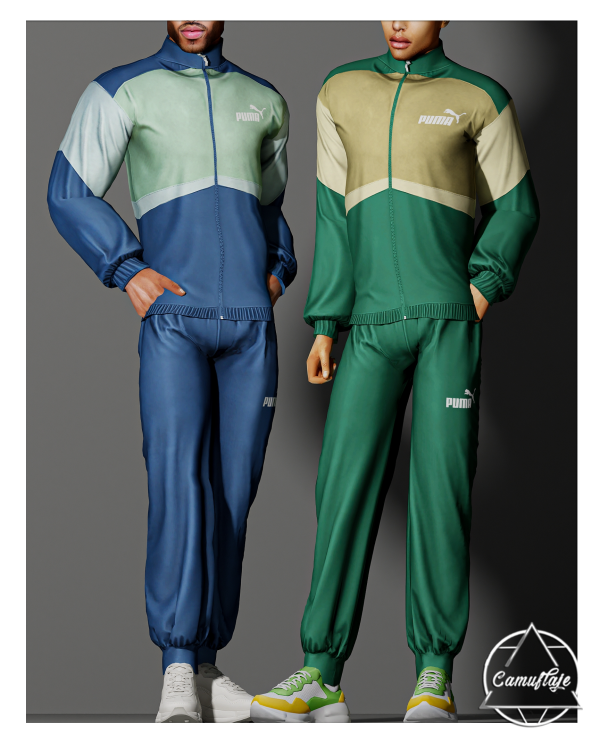 Alpha PUMA Male Set by simsfinds - The Sims 4 Custom Content