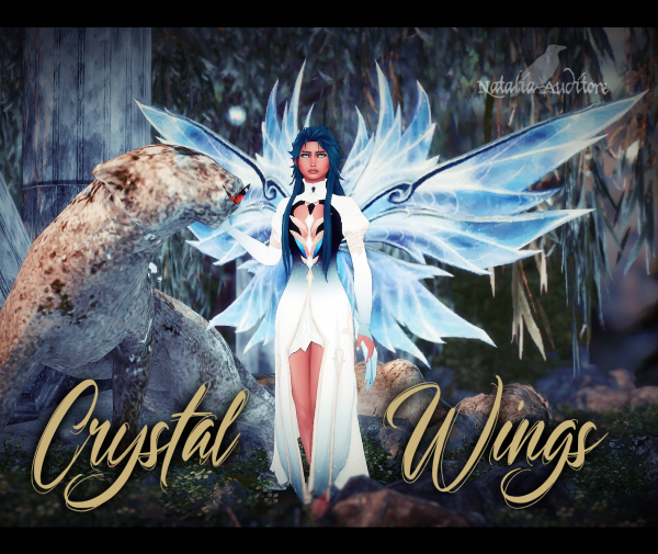Mix Crystal wings by simsfinds - The Sims 4 Custom Content
