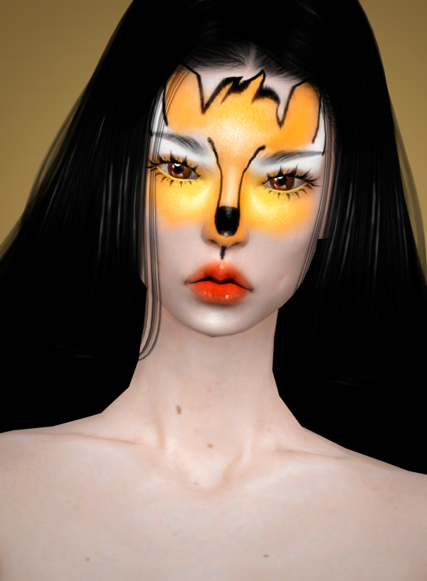 Mix Painted Fox All Ages unisex Jennisims by simsfinds - The Sims 4 Custom Content