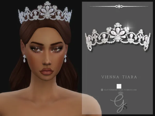 Mix Vienna Tiara by simsfinds - The Sims 4 Custom Content