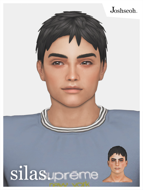 Maxis Match Silas Hair ( to ) by simsfinds - The Sims 4 Custom Content