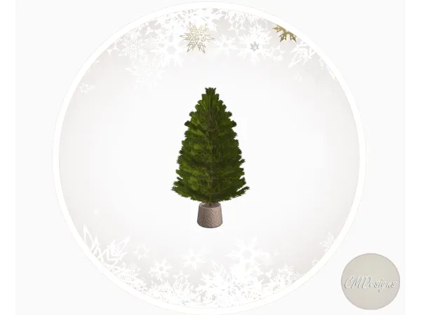 Mix Balsam Fir Tree [DOWNLOAD] by CMDesigns - The Sims 4 Custom Content