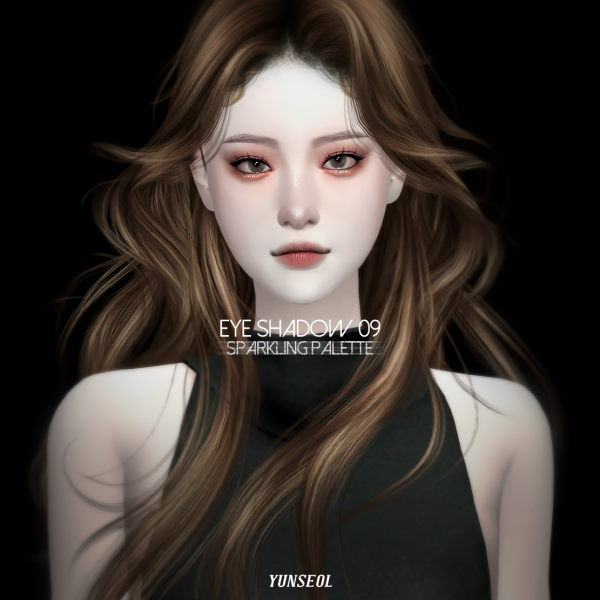 Alpha YUNSEOL eyeshadow 09 by simsfinds - The Sims 4 Custom Content
