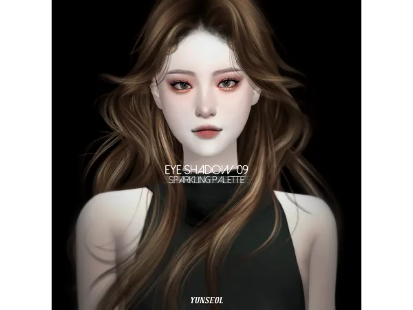 Alpha YUNSEOL eyeshadow 09 by yunseol - The Sims 4 Custom Content