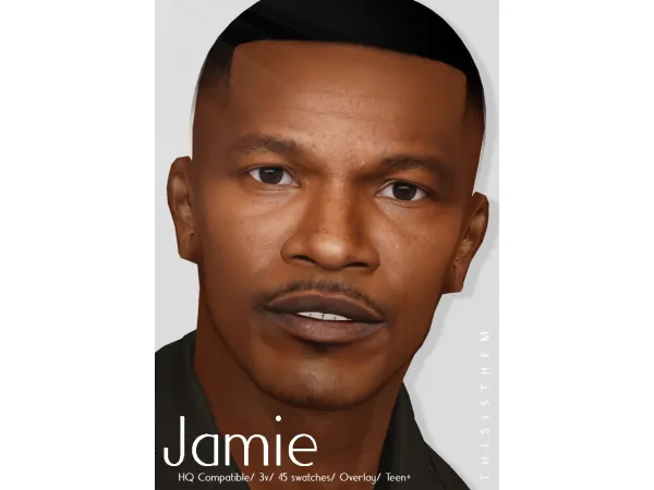 Alpha Jamie Skin Sim by thisisthem - The Sims 4 Custom Content