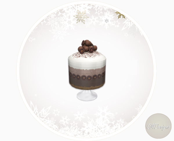 Mix Chocolate Trifle [DOWNLOAD] by simsfinds - The Sims 4 Custom Content