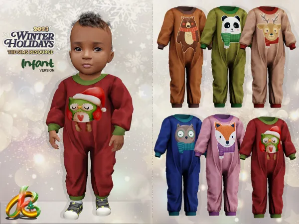 Alpha Jumpsuit 261 INFANT version by robertaplobo - The Sims 4 Custom Content