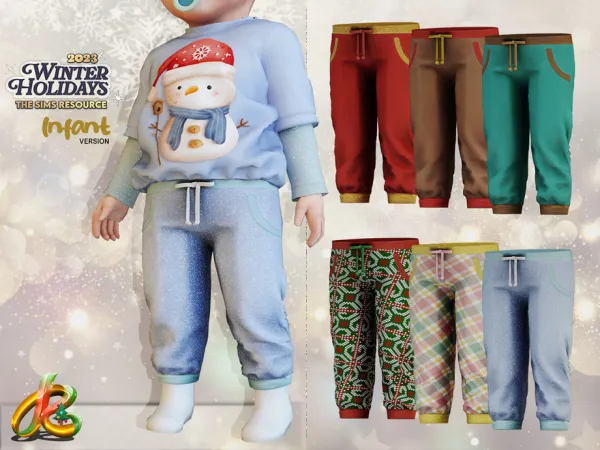 Alpha Bottom 262 INFANT version - The Sims 4 Custom Content