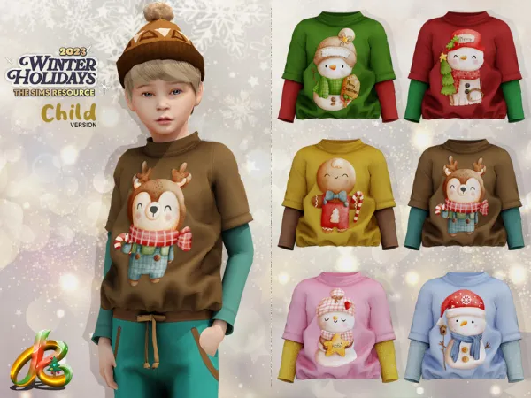 Alpha Top 262 CHILD version by robertaplobo - The Sims 4 Custom Content