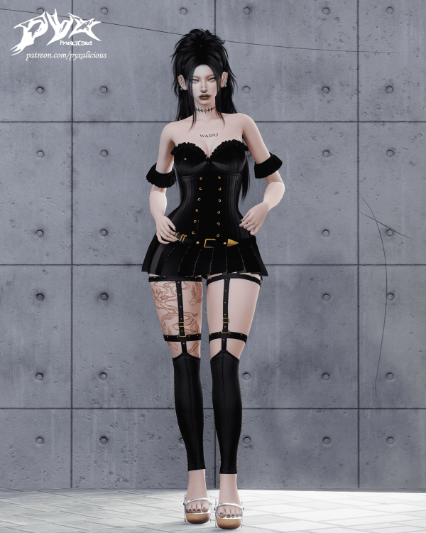 Alpha PYX Femme Fatale Collection by pyx - The Sims 4 Custom Content