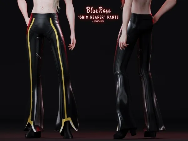 Alpha Yuri Grim Reaper Pants Brsims - The Sims 4 Custom Content