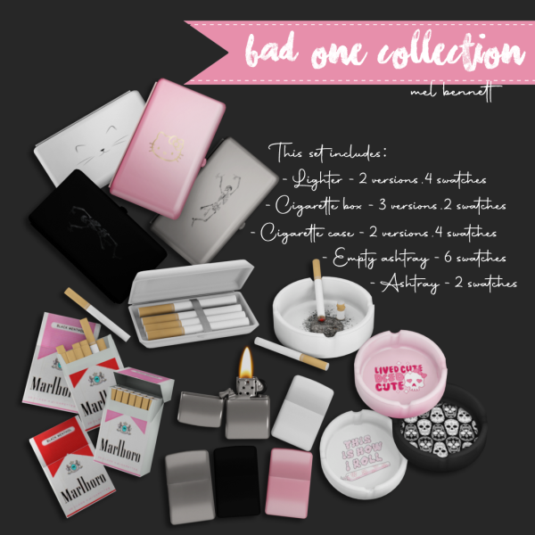 Mix Bad One Collection by melbennett - The Sims 4 Custom Content