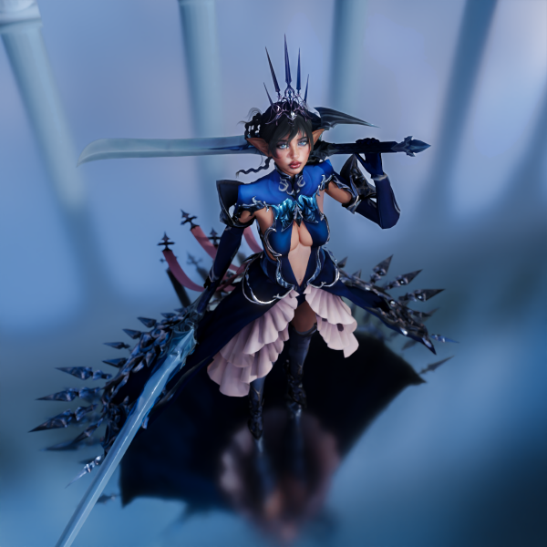 Alpha DOWNLOAD FF Shiva (Eden) by simsfinds - The Sims 4 Custom Content