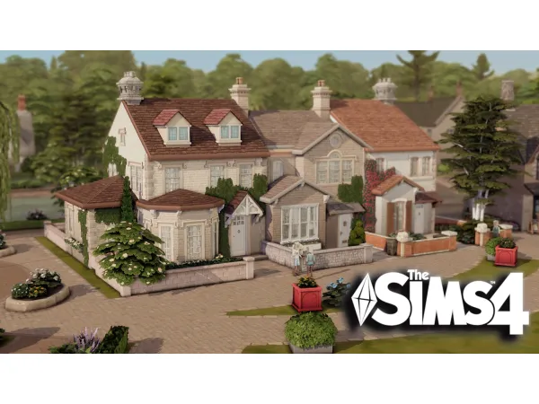 Maxis Match Countryside Townhouses for rent by simsfinds - The Sims 4 Custom Content