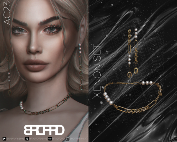 Alpha [AC23 DAY 8] XENON SET GAME EDITION by simsfinds - The Sims 4 Custom Content