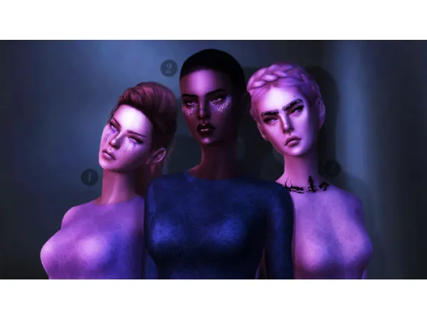 Mix GLITTER EXPLOSION COLLECTION by simsfinds - The Sims 4 Custom Content