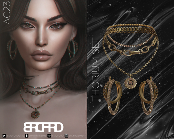 Alpha [AC23 DAY 9] THORIUM SET GAME EDITION by simsfinds - The Sims 4 Custom Content