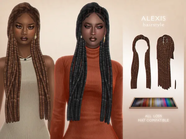 Maxis Match Alexis Hairstyle by simsfinds - The Sims 4 Custom Content