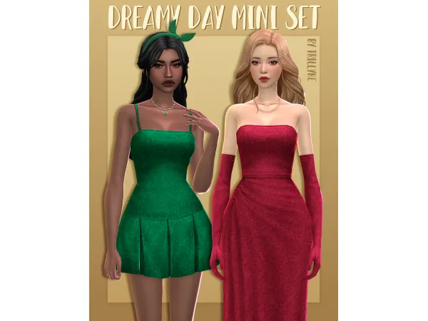 Maxis Match Dreamy Day Mini Set by trillyke - The Sims 4 Custom Content