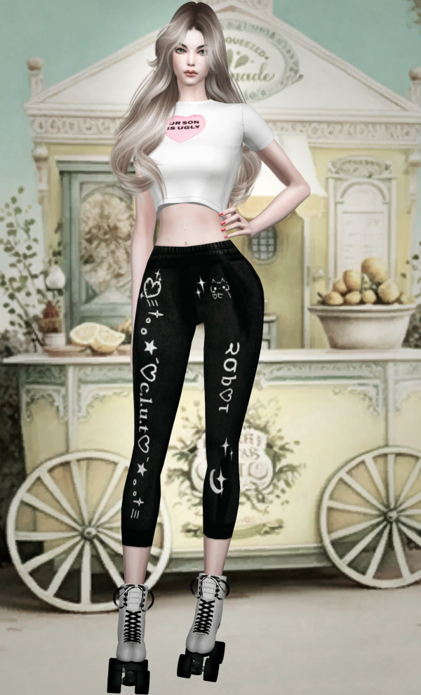 Mix Pants Leggings Kawaii 5 swatches Jennisims by simsfinds - The Sims 4 Custom Content