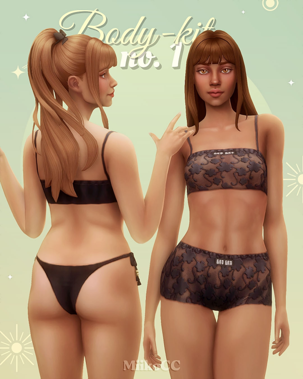 Maxis Match Body kit No1 by simsfinds - The Sims 4 Custom Content