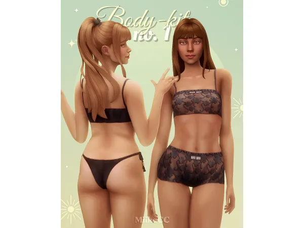 Maxis Match Body kit No1 by miikocc - The Sims 4 Custom Content