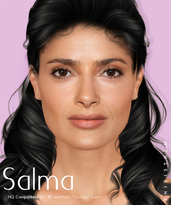 Alpha Salma Skin Sim by simsfinds - The Sims 4 Custom Content