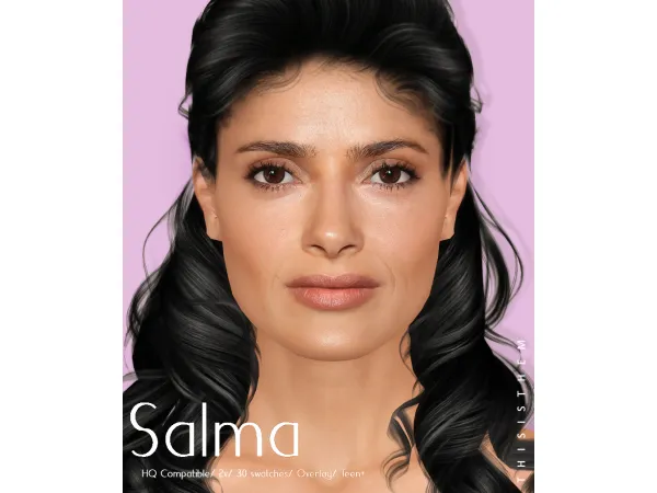 Alpha Salma Skin Sim by thisisthem - The Sims 4 Custom Content