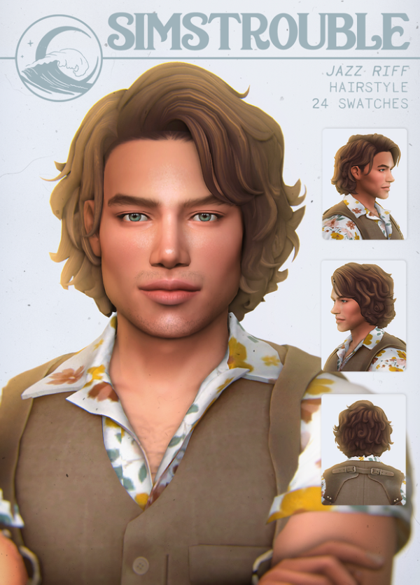 Maxis Match JAZZ RIFF by simsfinds - The Sims 4 Custom Content