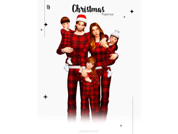 Maxis Match CHRISTMAS PAJAMAS - The Sims 4 Custom Content