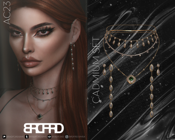 Alpha [AC23 DAY 14] CADMIUM SET GAME EDITION by simsfinds - The Sims 4 Custom Content