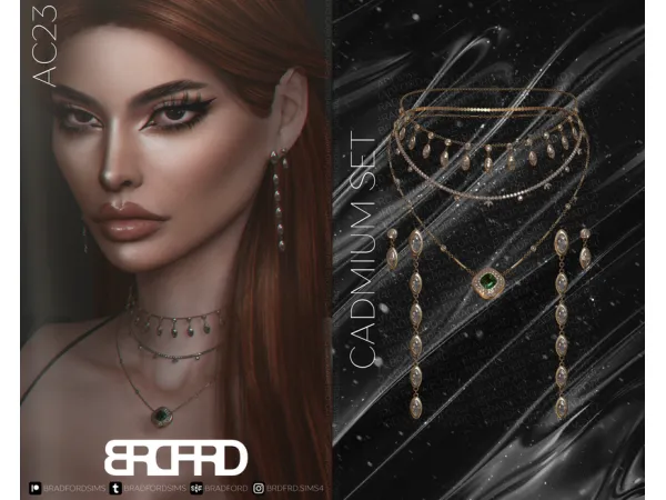 Alpha [AC23 DAY 14] CADMIUM SET GAME EDITION by bradfordsims - The Sims 4 Custom Content