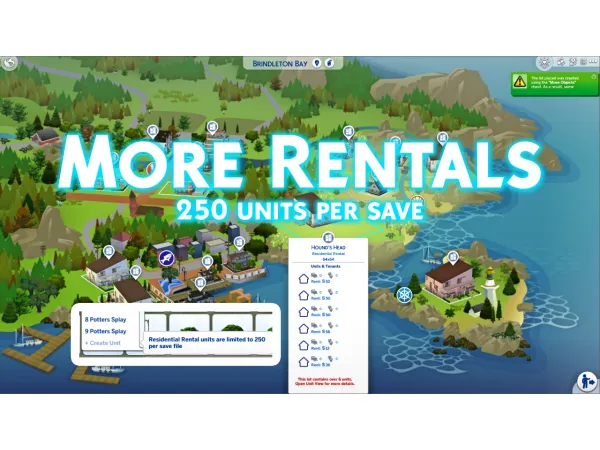 Mix TwistedMexi's More Rentals v11 by simsfinds - The Sims 4 Custom Content