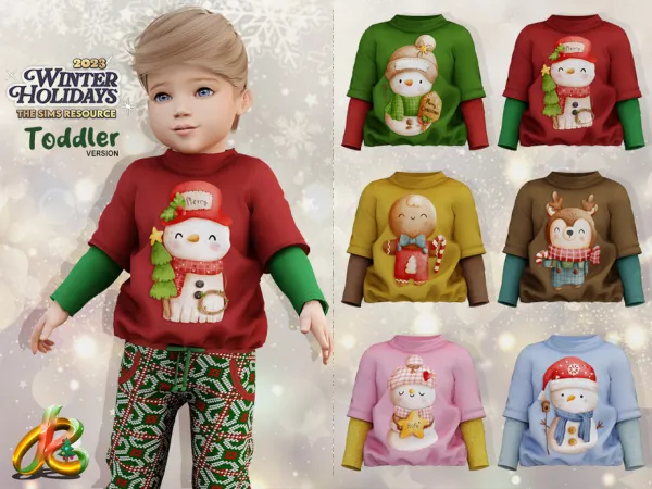 Alpha Top 262 TODDLER version by robertaplobo - The Sims 4 Custom Content