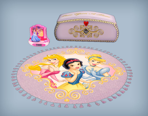 Once Upon a Time Audio Rug and Trunk for by simsfinds - The Sims 2 Custom Content