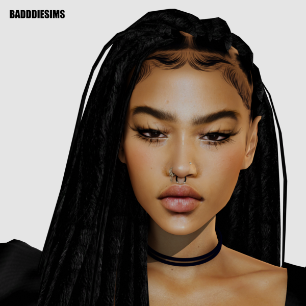 Mix SHARON HAIR by simsfinds - The Sims 4 Custom Content