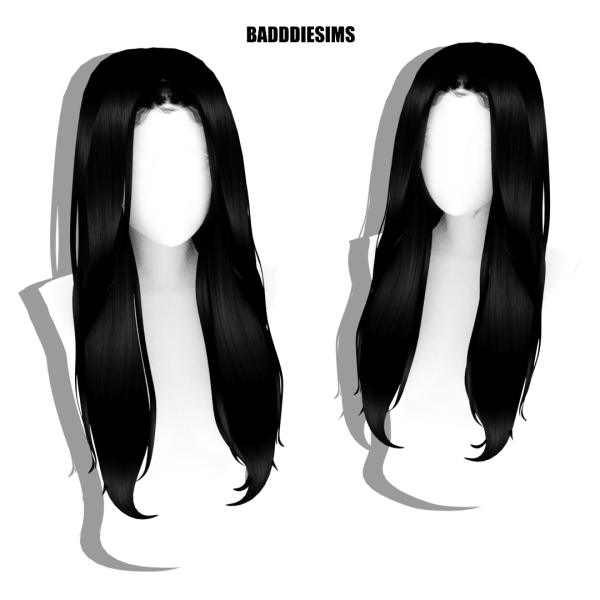 Alpha ANYA HAIR by simsfinds - The Sims 4 Custom Content