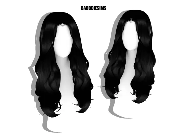 Mix SKYE HAIR by BadddieSims - The Sims 4 Custom Content